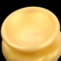 10.23in Golden Silicone Soft Realistic Dildo Adult Male Female Orgasm Sex Toy