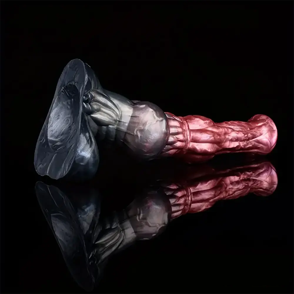 10.23in Large Animal Horse Cock Fantasy Silicone Soft Dildo Dilator