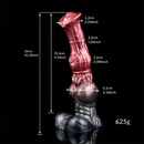10.23in Large Animal Horse Cock Fantasy Silicone Soft Dildo Dilator