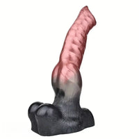 10.23in Large Wolf Fantasy Realistic Soft Silicone knot Flesh-Like Dildo