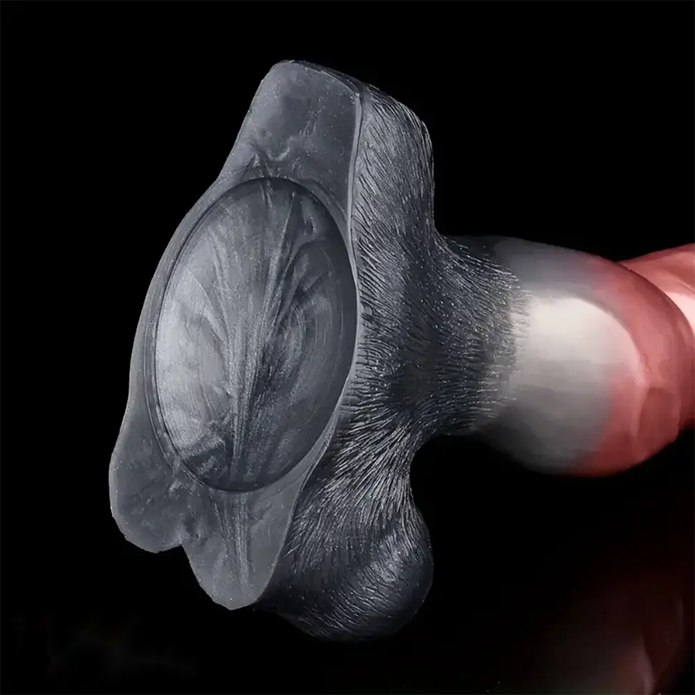 10.23in Large Wolf Fantasy Realistic Soft Silicone knot Flesh-Like Dildo