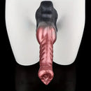 10.23in Large Wolf Fantasy Realistic Soft Silicone knot Flesh-Like Dildo