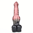 10.23in Large Wolf Fantasy Realistic Soft Silicone knot Flesh-Like Dildo