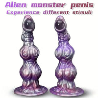 10.23in Liquid Silicone Anal Plug Knot Big Dildo Soft Prostate Massager