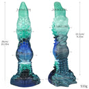 10.23in Monster Fantasy Silicone Spiked Dildo Soft Erotic Tool For Sex
