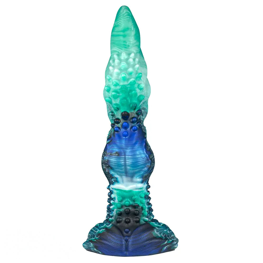 10.23in Monster Fantasy Silicone Spiked Dildo Soft Erotic Tool For Sex