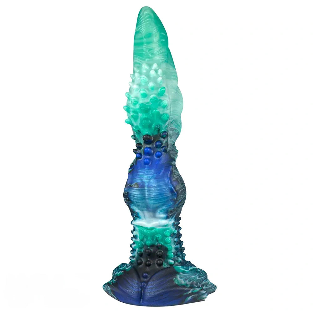 10.23in Monster Fantasy Silicone Spiked Dildo Soft Erotic Tool For Sex