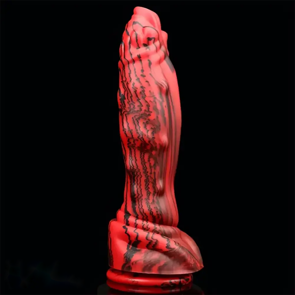 10.23in Realistic Monster Silicone Soft Big Prostate Massage Dildo