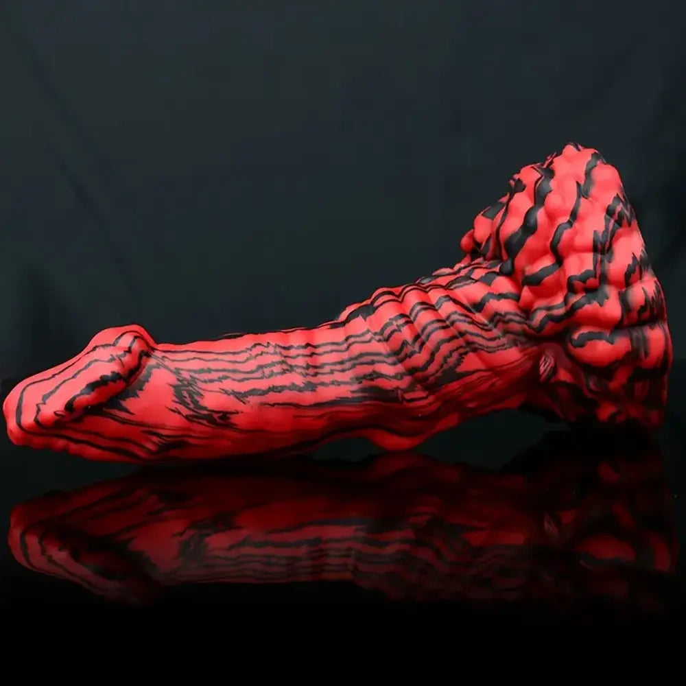 10.23in Silicone Soft Big Monster Creature Women Suction Cup Dildo