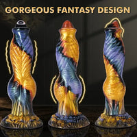 10.23in Soft Silicone Telescopic APP Control Monster Vibrating Dildo