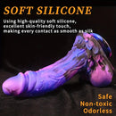 10.23in Starry Sky Silicone Soft Large Women Dildo With Suction Cup