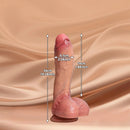 10.24in 11.42in 12.4in Lifelike Big Silicone Dildo For Hands-Free Play