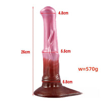 10.24in Fantasy Big Horse Animal Silicone Soft Dildo BDSM Love Toy