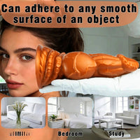 10.24in Fantasy Knot Silicone Big Dildo Comprehensive Dilator Prostate Toy