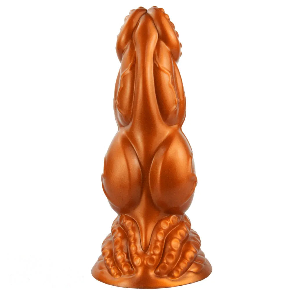 10.24in Fantasy Knot Silicone Big Dildo Comprehensive Dilator Prostate Toy