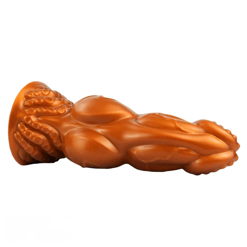 10.24in Fantasy Knot Silicone Big Dildo Comprehensive Dilator Prostate Toy