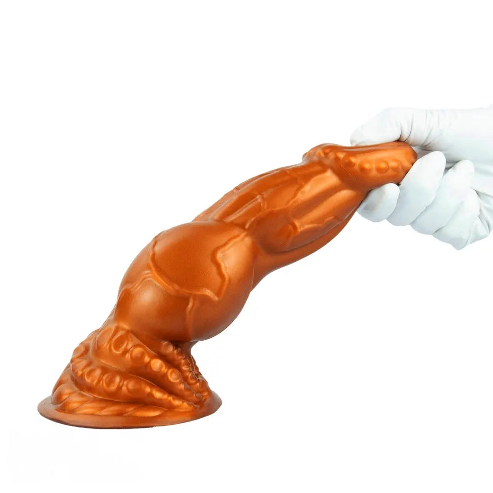 10.24in Fantasy Knot Silicone Big Dildo Comprehensive Dilator Prostate Toy