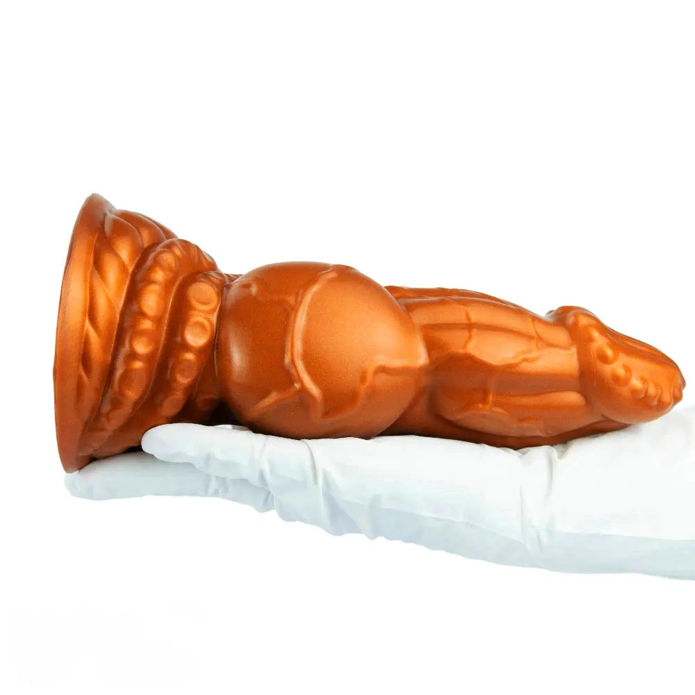 10.24in Fantasy Knot Silicone Big Dildo Comprehensive Dilator Prostate Toy