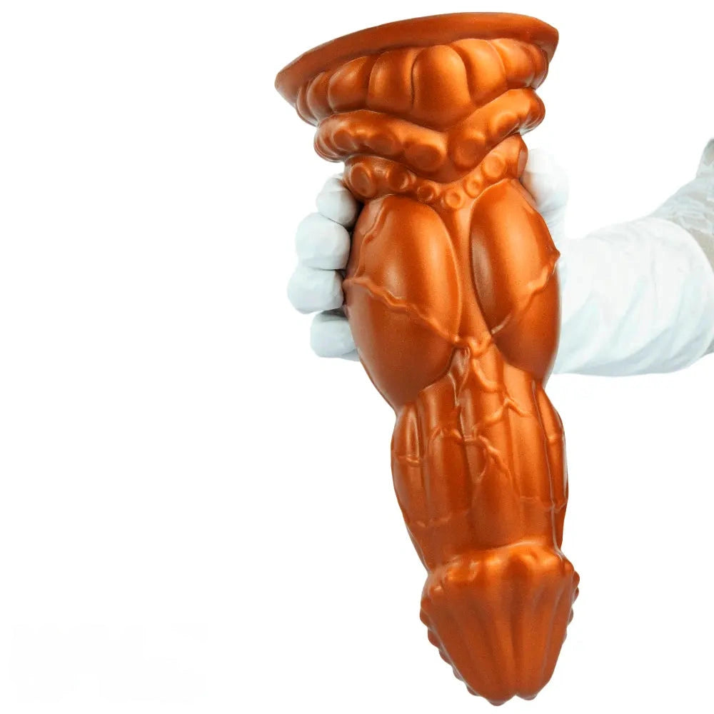 10.24in Fantasy Knot Silicone Big Dildo Comprehensive Dilator Prostate Toy