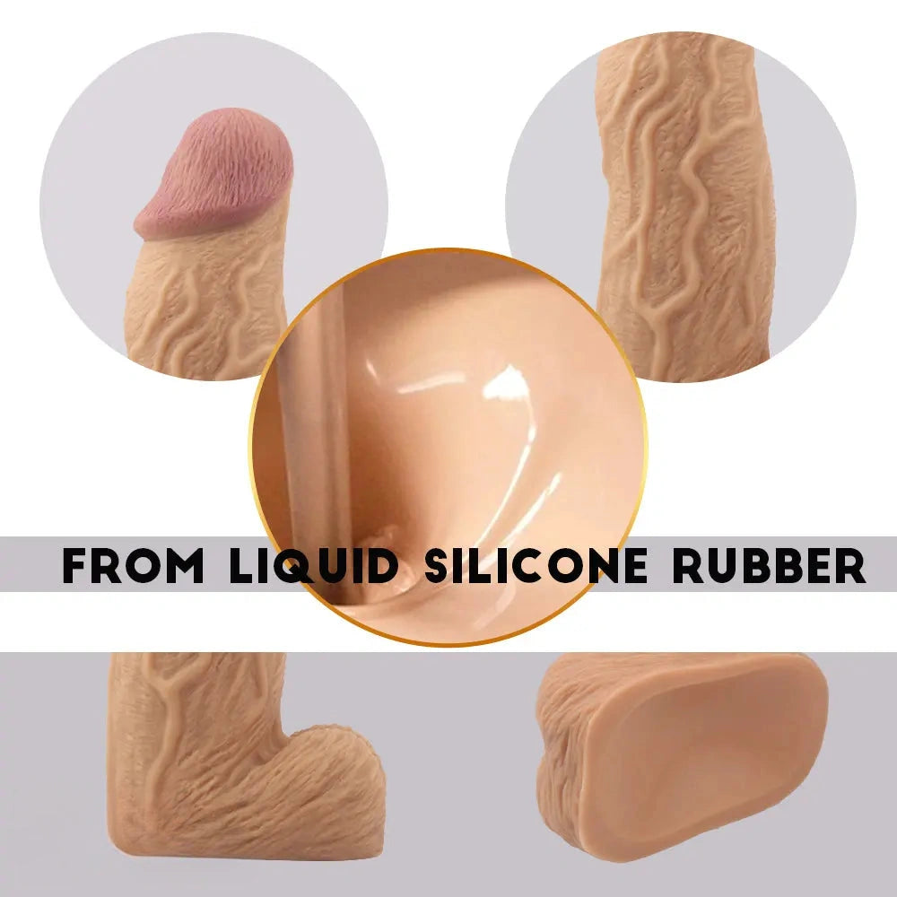 10.24in Huge Silicone Soft Lifelike Dildo For Women Fucking Sex