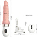10.24in Intelligent Heating Thrusting Remote Control Dildo Gun