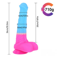 10.24in Realistic Animal Horse Large Thick Dildo Sex Toy For Anus
