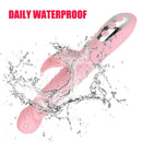 10.24in Thrusting Vibrating Heating Big Dildo With Tongue Licking
