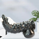 10.2in 11.8in Fantasy Sharp Head Huge Black Thick Dildo For Vagina