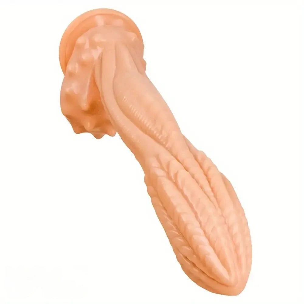 10.2in 12.4in Giant Pointed Penis Beast Animal Shaped PVC Scales Dildo