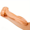 10.2in 12.4in Giant Pointed Penis Beast Animal Shaped PVC Scales Dildo