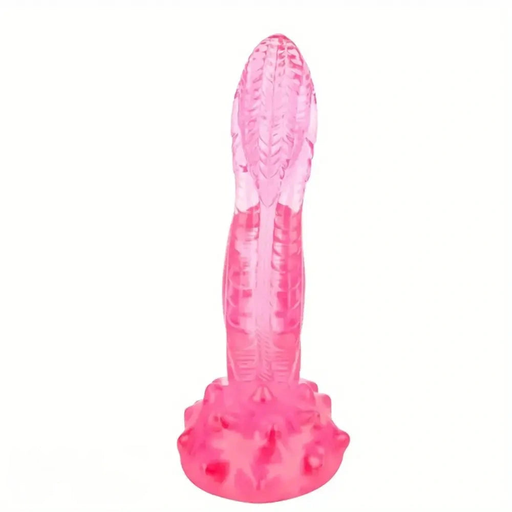 10.2in 12.4in Giant Pointed Penis Beast Animal Shaped PVC Scales Dildo