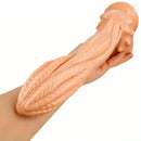 10.2in 12.4in Giant Pointed Penis Beast Animal Shaped PVC Scales Dildo