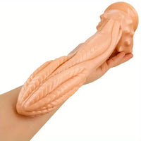 10.2in 12.4in Giant Pointed Penis Beast Animal Shaped PVC Scales Dildo