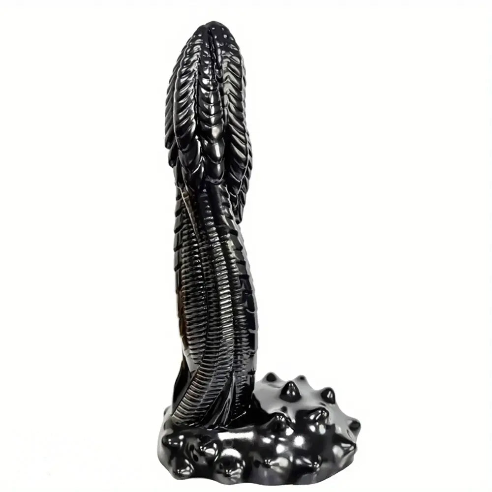 10.2in 12.4in Giant Pointed Penis Beast Animal Shaped PVC Scales Dildo