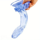 10.2in 12.4in Giant Pointed Penis Beast Animal Shaped PVC Scales Dildo