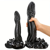 10.2in 12.4in Giant Pointed Penis Beast Animal Shaped PVC Scales Dildo