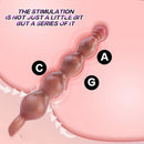 10.2in Big Vibrating Silicone Soft Pulling Beads Anal Horse Dildo With 3 Motors