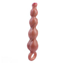 10.2in Big Vibrating Silicone Soft Pulling Beads Anal Horse Dildo With 3 Motors