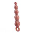 10.2in Big Vibrating Silicone Soft Pulling Beads Anal Horse Dildo With 3 Motors