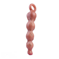 10.2in Big Vibrating Silicone Soft Pulling Beads Anal Horse Dildo With 3 Motors