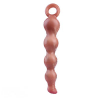 10.2in Big Vibrating Silicone Soft Pulling Beads Anal Horse Dildo With 3 Motors