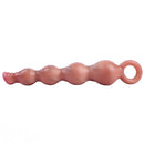 10.2in Big Vibrating Silicone Soft Pulling Beads Anal Horse Dildo With 3 Motors