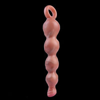 10.2in Big Vibrating Silicone Soft Pulling Beads Anal Horse Dildo With 3 Motors