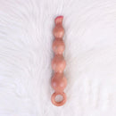 10.2in Big Vibrating Silicone Soft Pulling Beads Anal Horse Dildo With 3 Motors