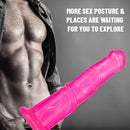 10.2in Horse Animal Cock Dildo No Eggs Thick Big Sex Toy