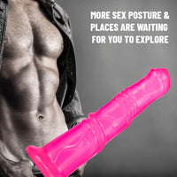 10.2in Horse Animal Cock Dildo No Eggs Thick Big Sex Toy