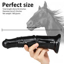10.2in Horse Animal Cock Dildo No Eggs Thick Big Sex Toy