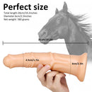 10.2in Horse Animal Cock Dildo No Eggs Thick Big Sex Toy
