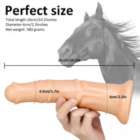 10.2in Horse Animal Cock Dildo No Eggs Thick Big Sex Toy