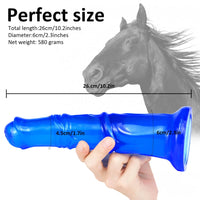 10.2in Horse Animal Cock Dildo No Eggs Thick Big Sex Toy